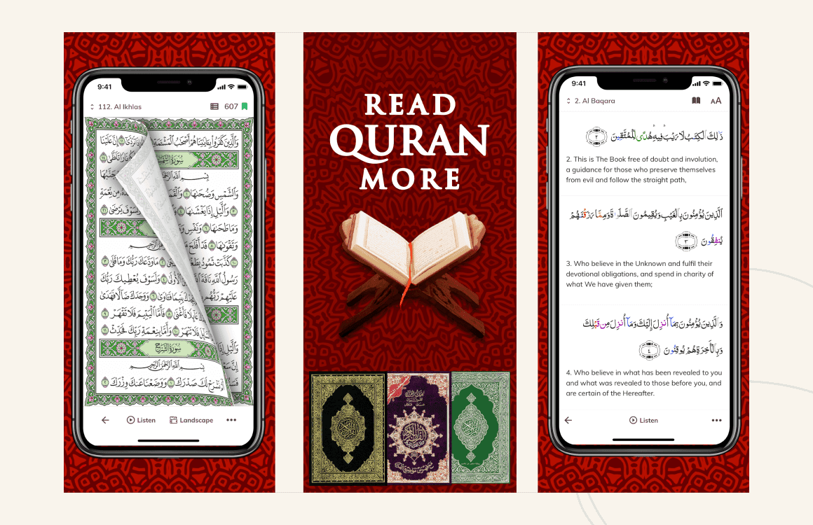 quran touch modern app screenshot