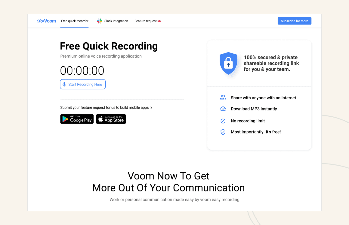 voom project overview