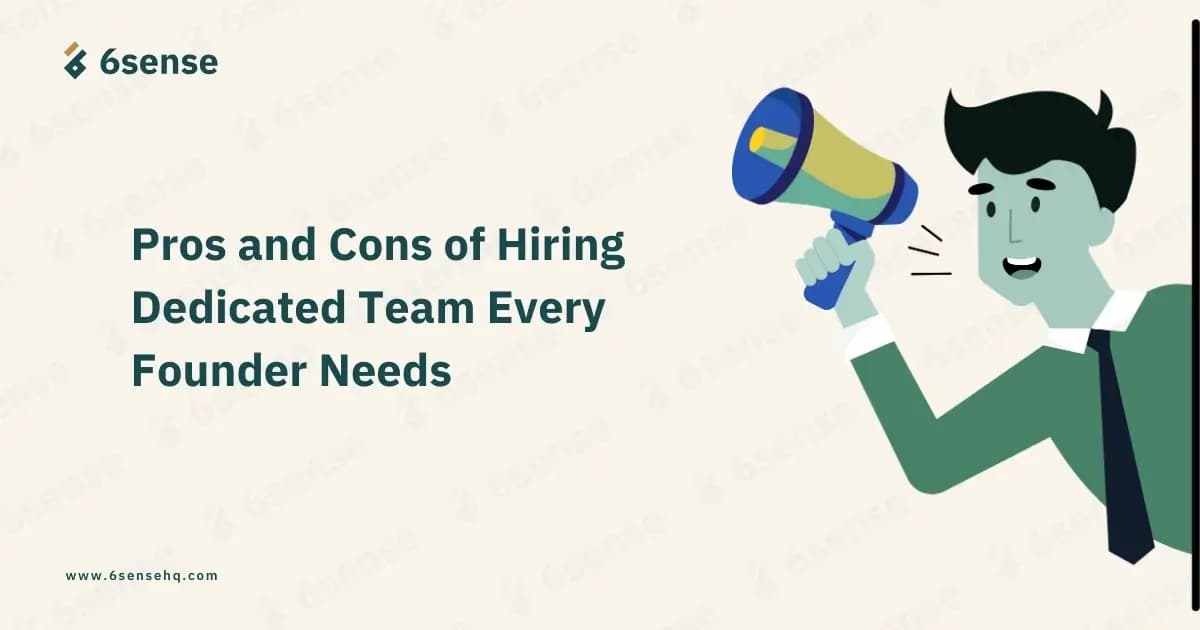 pros and cons of hiring dedicated team