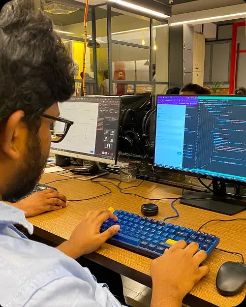 Team receiving award